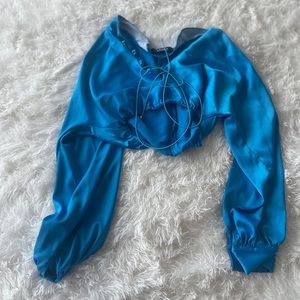 I’ll crop top long sleeve